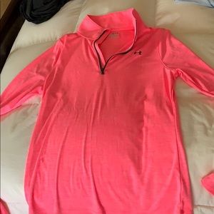 Pink under armour long sleeve